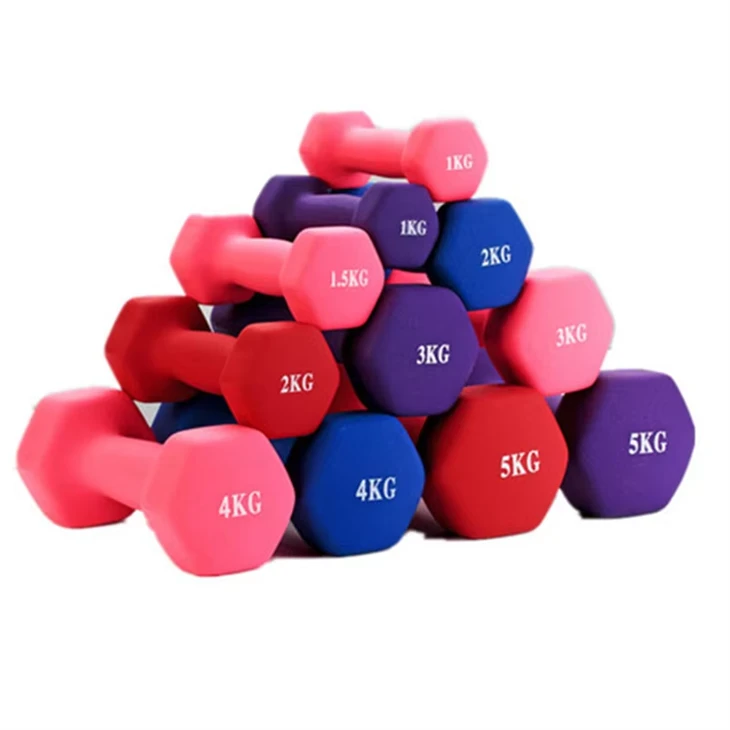 CHOOYOU Hex Rubber Dumbbell