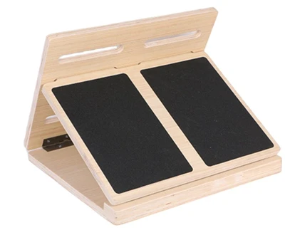 CHOOYOU Gym Equipment Justerbar Trä Stretch Slant Board